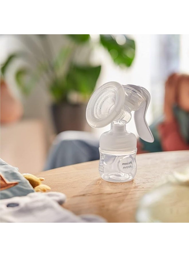 Avent Philips Avent Manual Breast Pump - Easy Pumping, with Natural Motion Technology, BPA-Free Transparent - Image 5